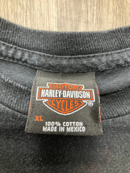 Harley Davidson Orlando Flaming Eagle Tee Size XL