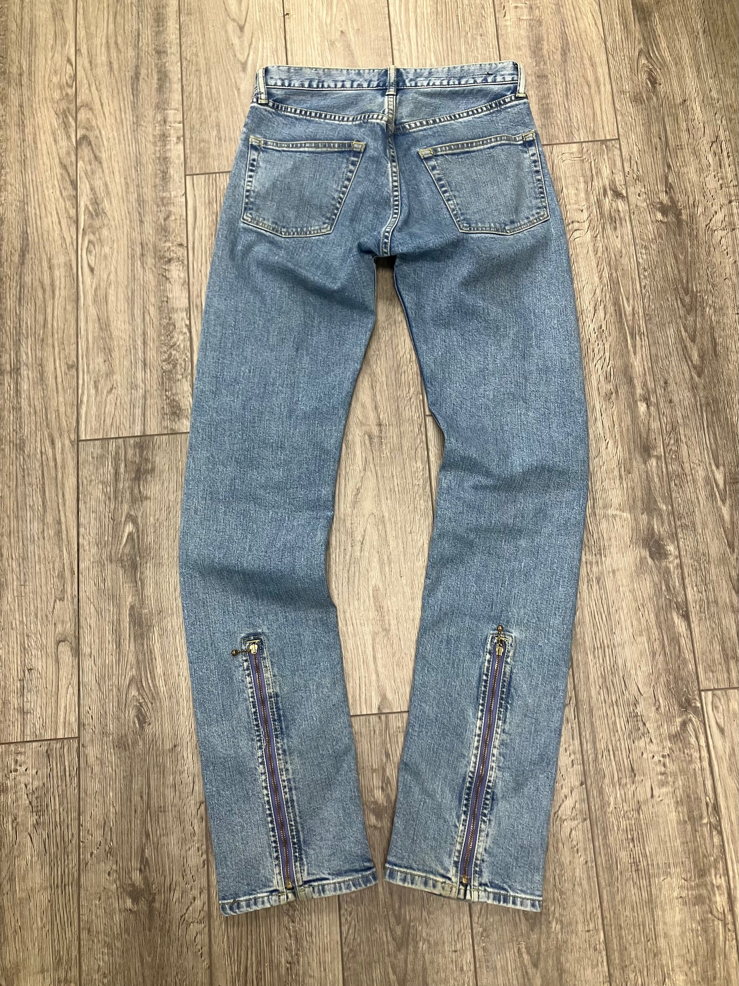 29/S-Vlone Zipper Denim Jeans