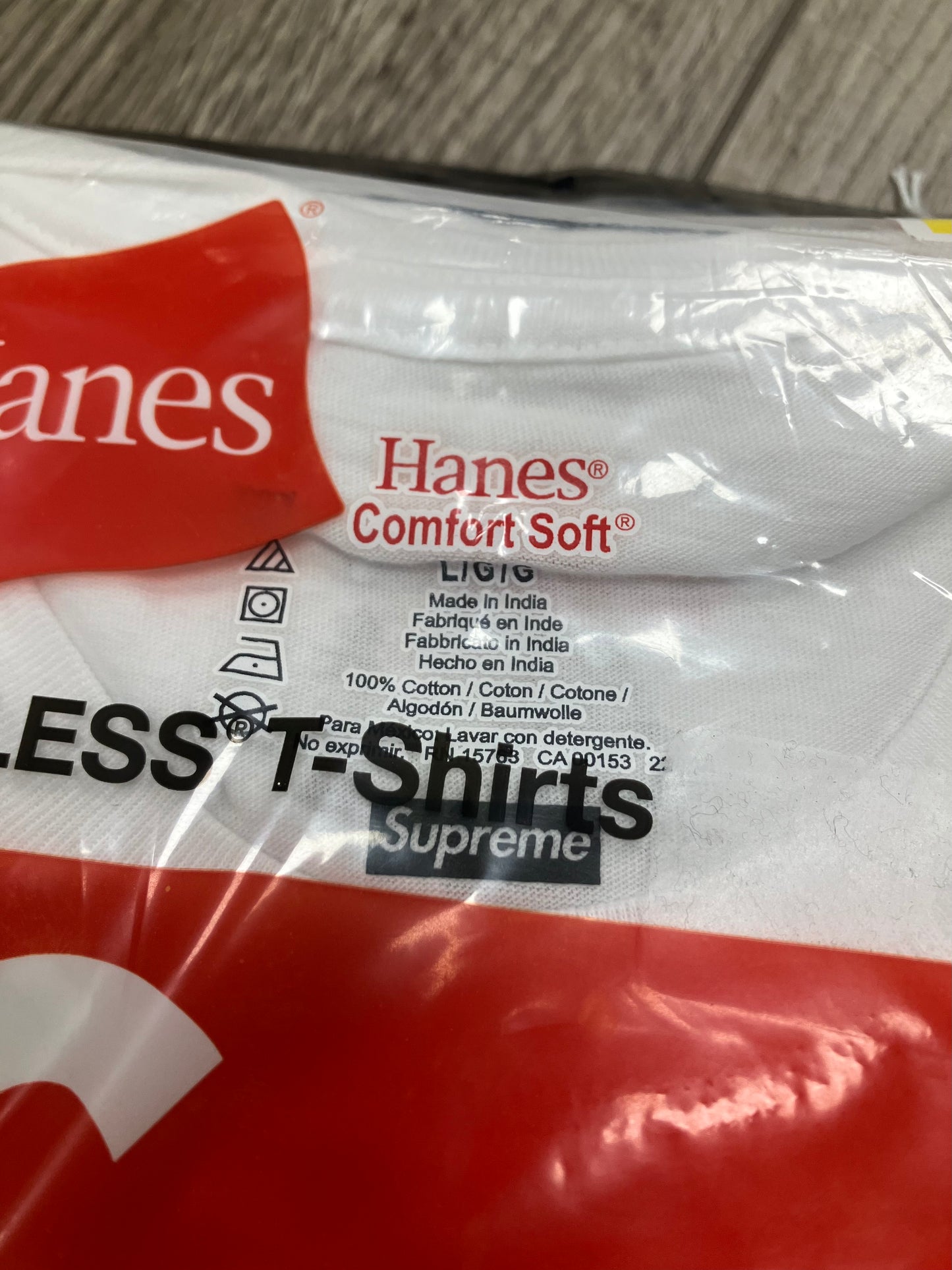 L-Supreme Hanes 3-Pack Shirts