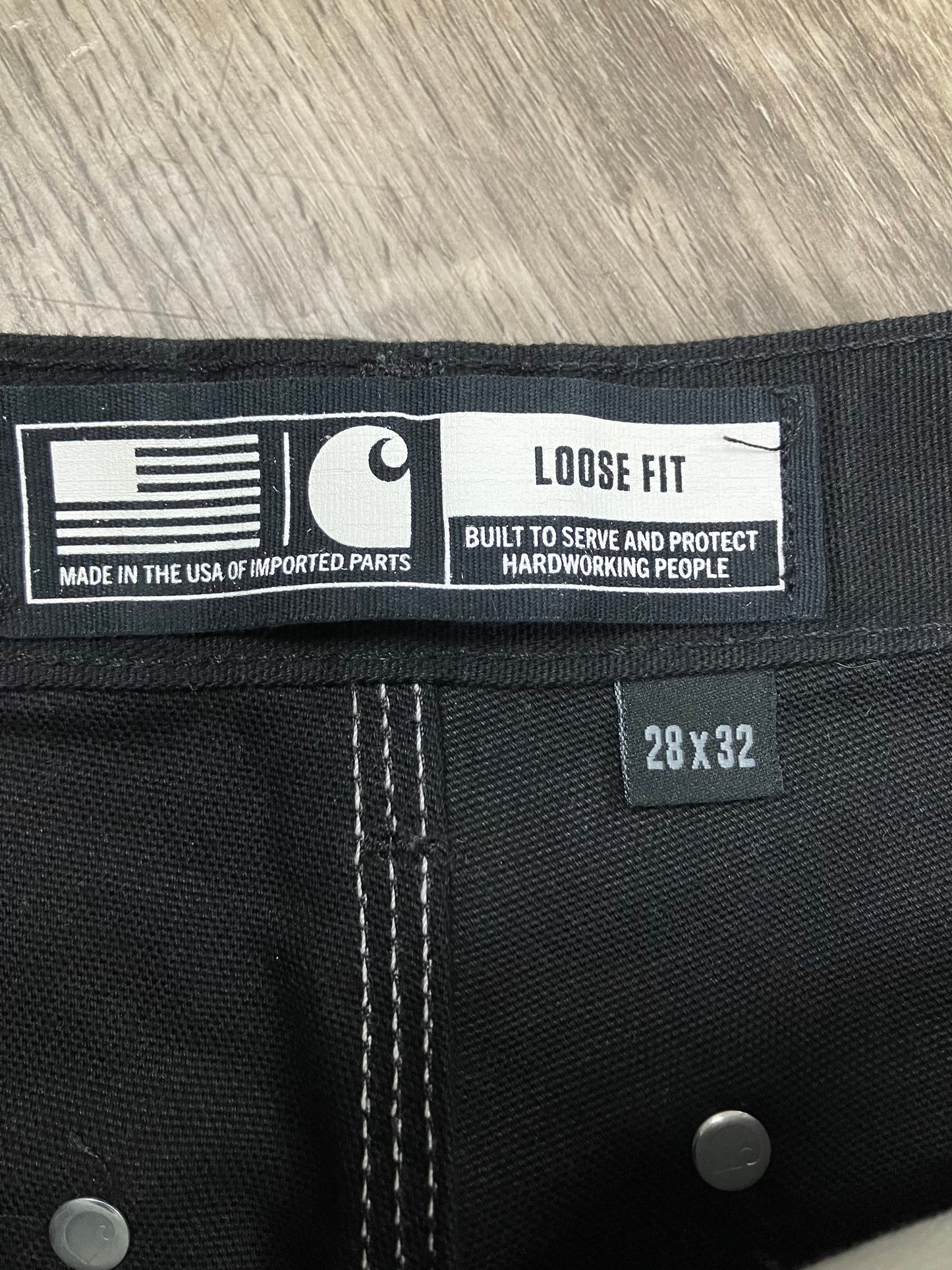 28-Carhartt Double Knee Pants Made in USA