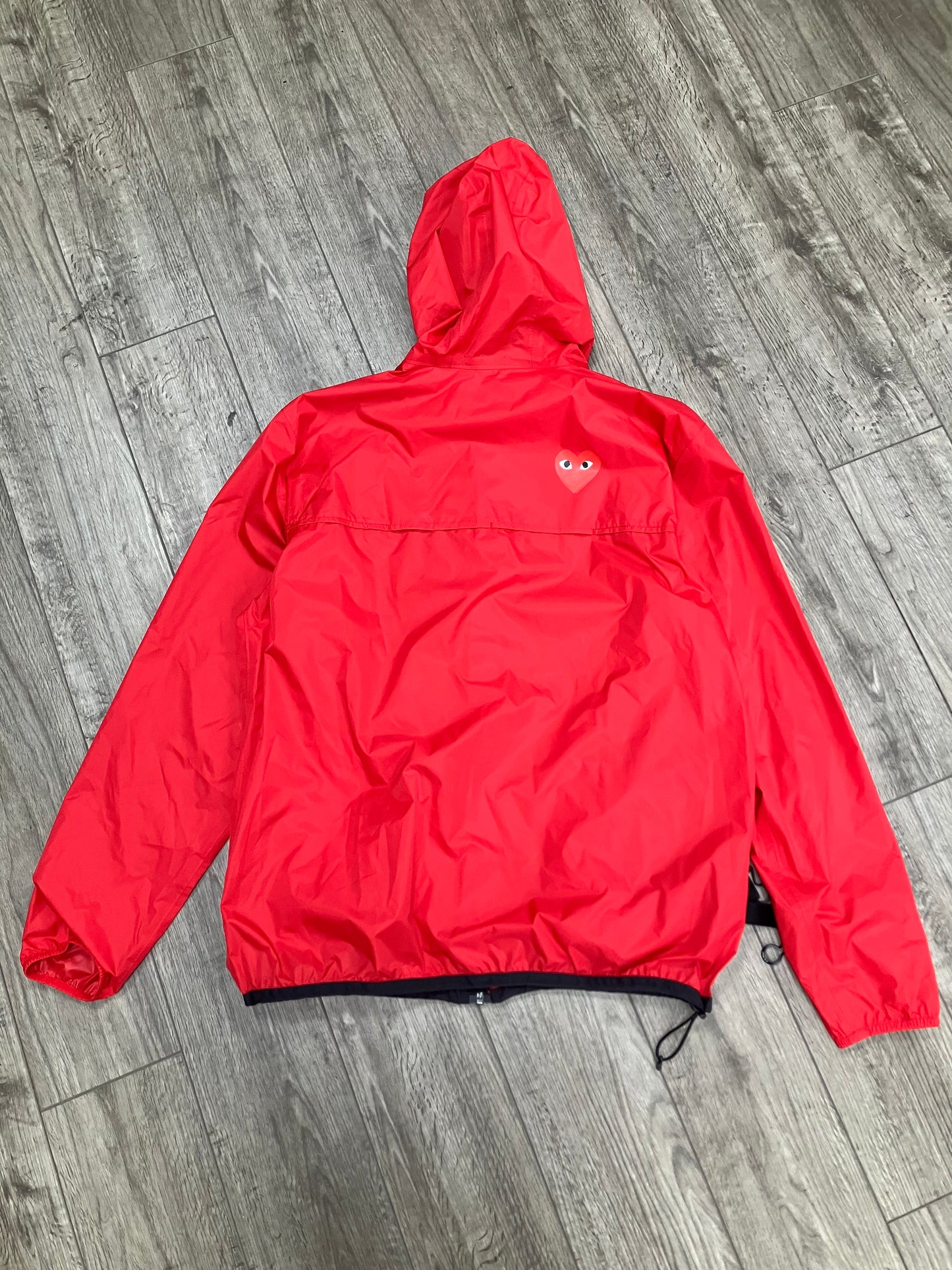 XL-Comme Des Garçons Play K-Way Full zip