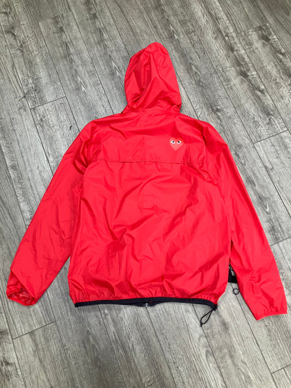 XL-Comme Des Garçons Play K-Way Full zip