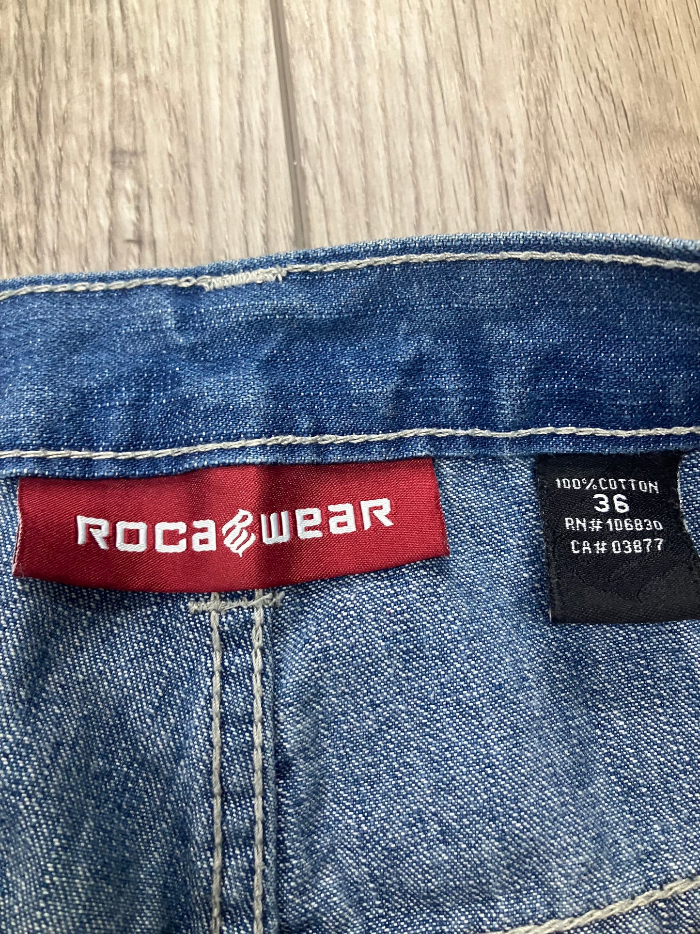 Y2K Rocawear Blue Baggy Jeans Size 36