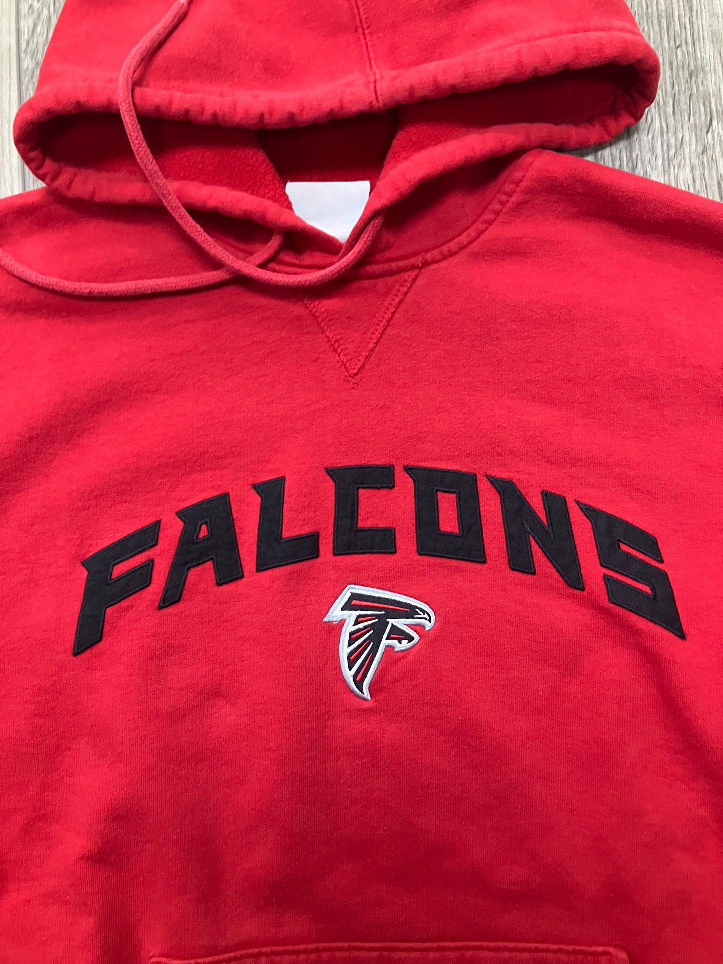 Falcons Red Hoodie Size M