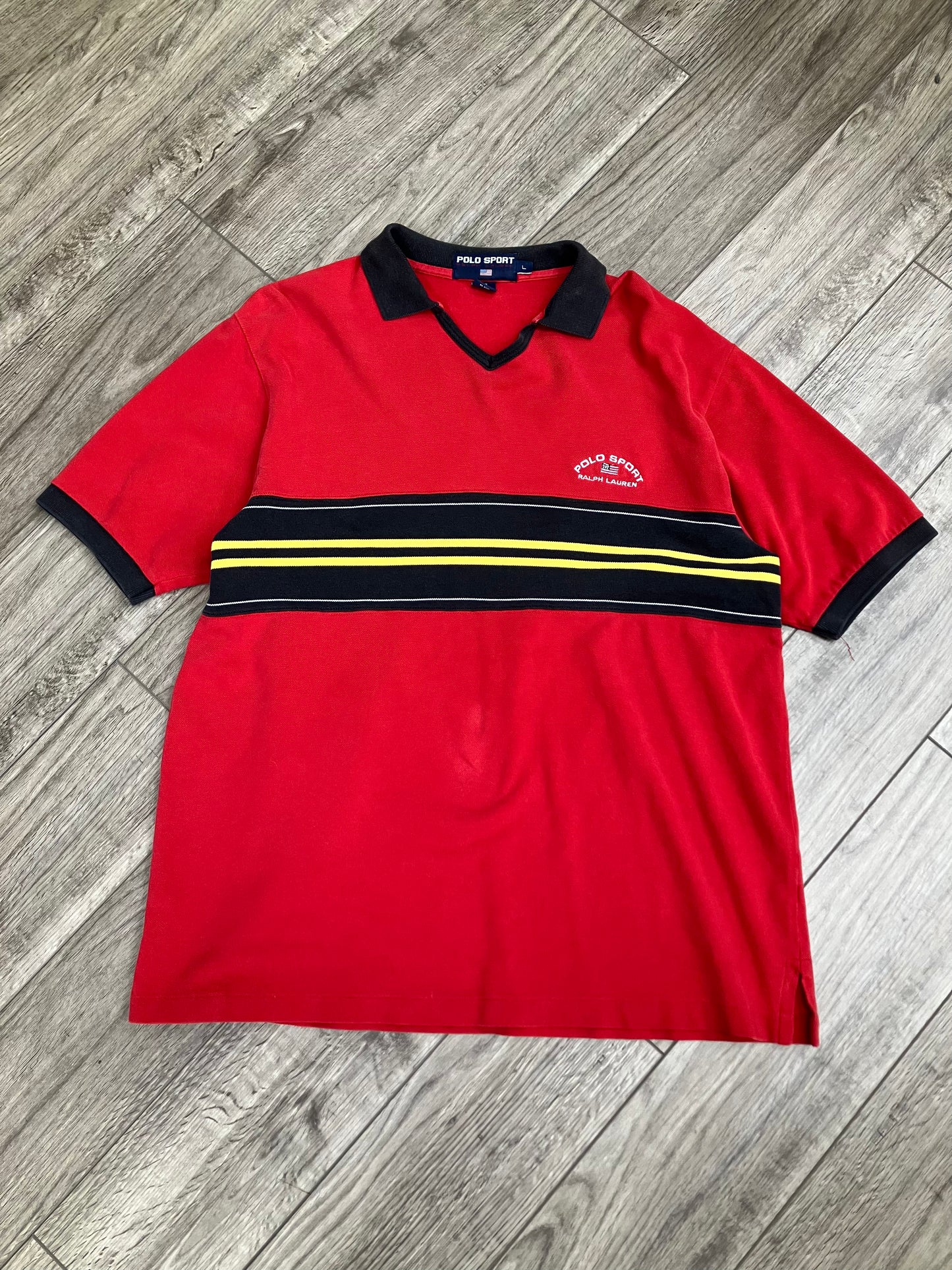 L-Polo Sport Red Tee