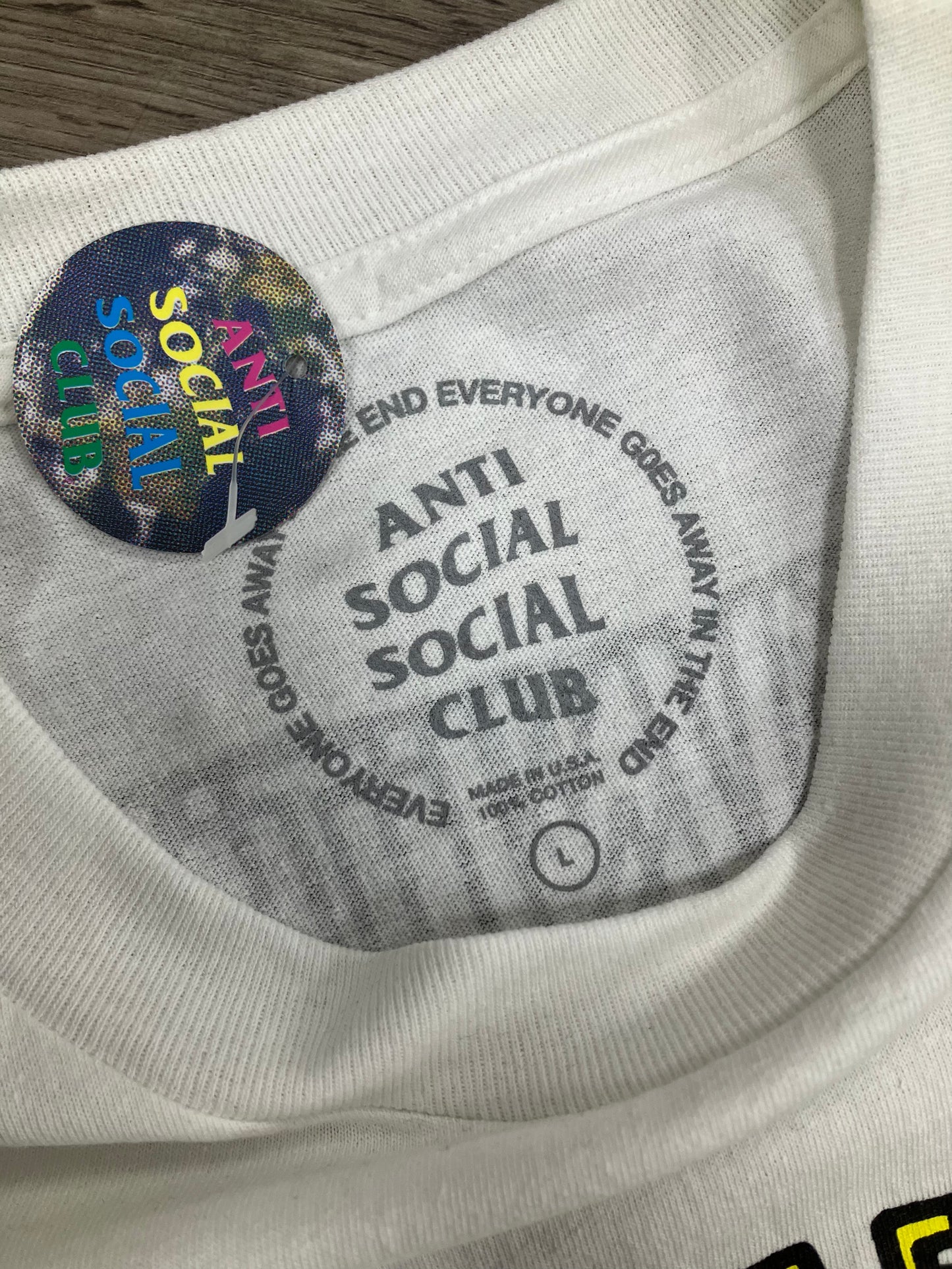L-Undefeated Anti Social Tee