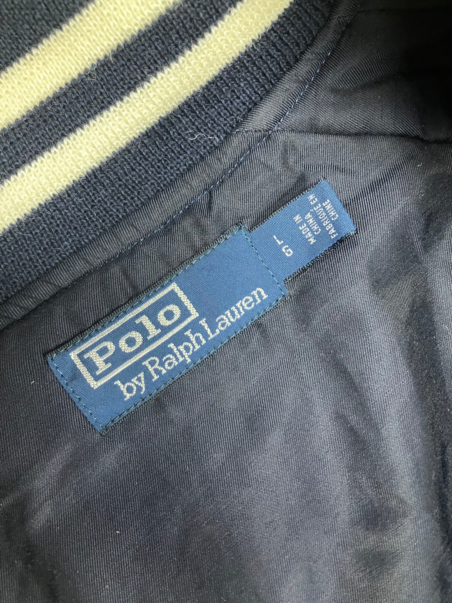 L-Polo Ralph Lauren Yankees Varsity Jacket