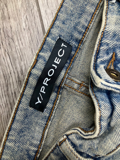 30-Y/Project SSENSE exclusive Button Leg Jeans