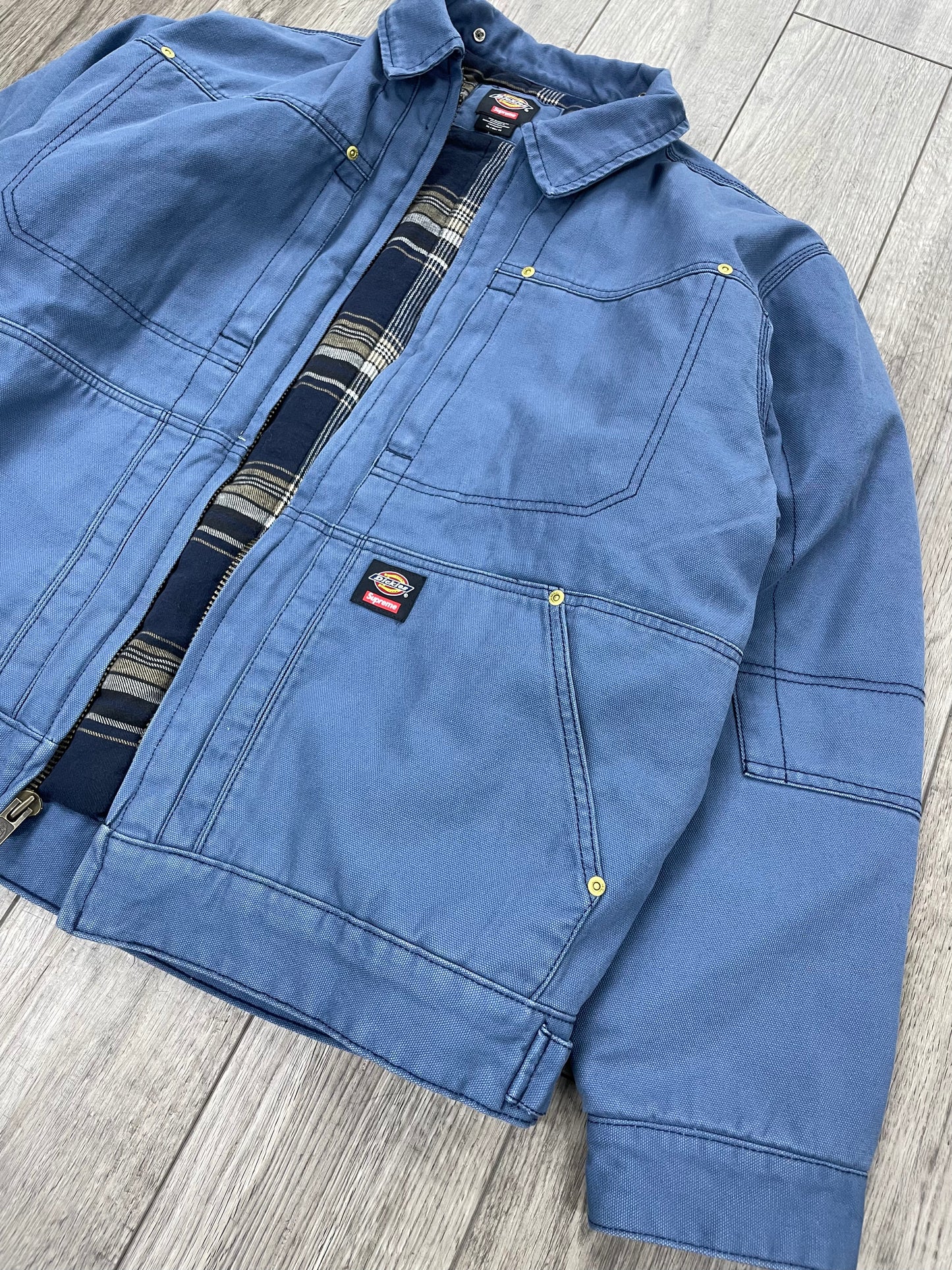 XL-Supreme Dickies Plaid Lined Work Jacket