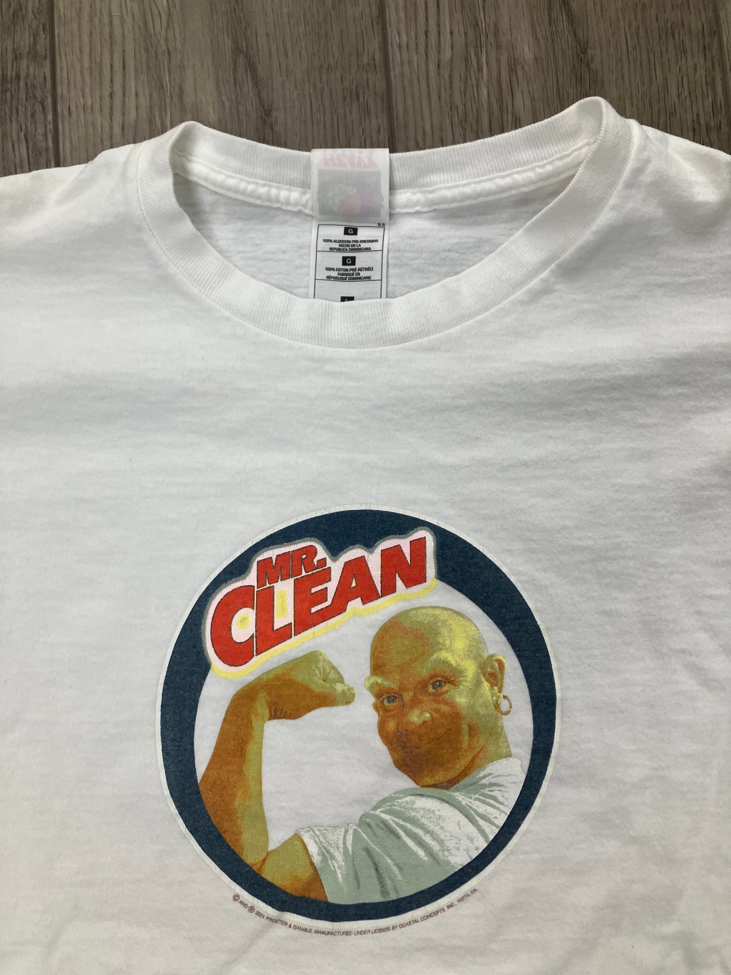 Vintage 2001 Mr.Clean Tee Size L