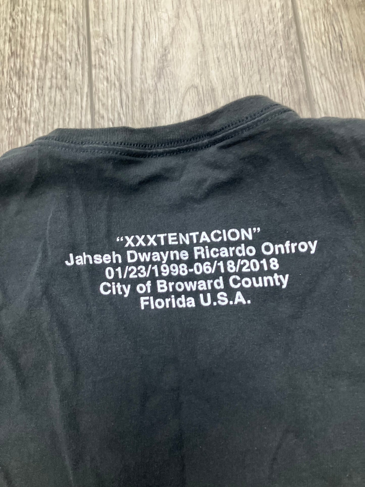 XXXtentacion Memorial Tee Size L