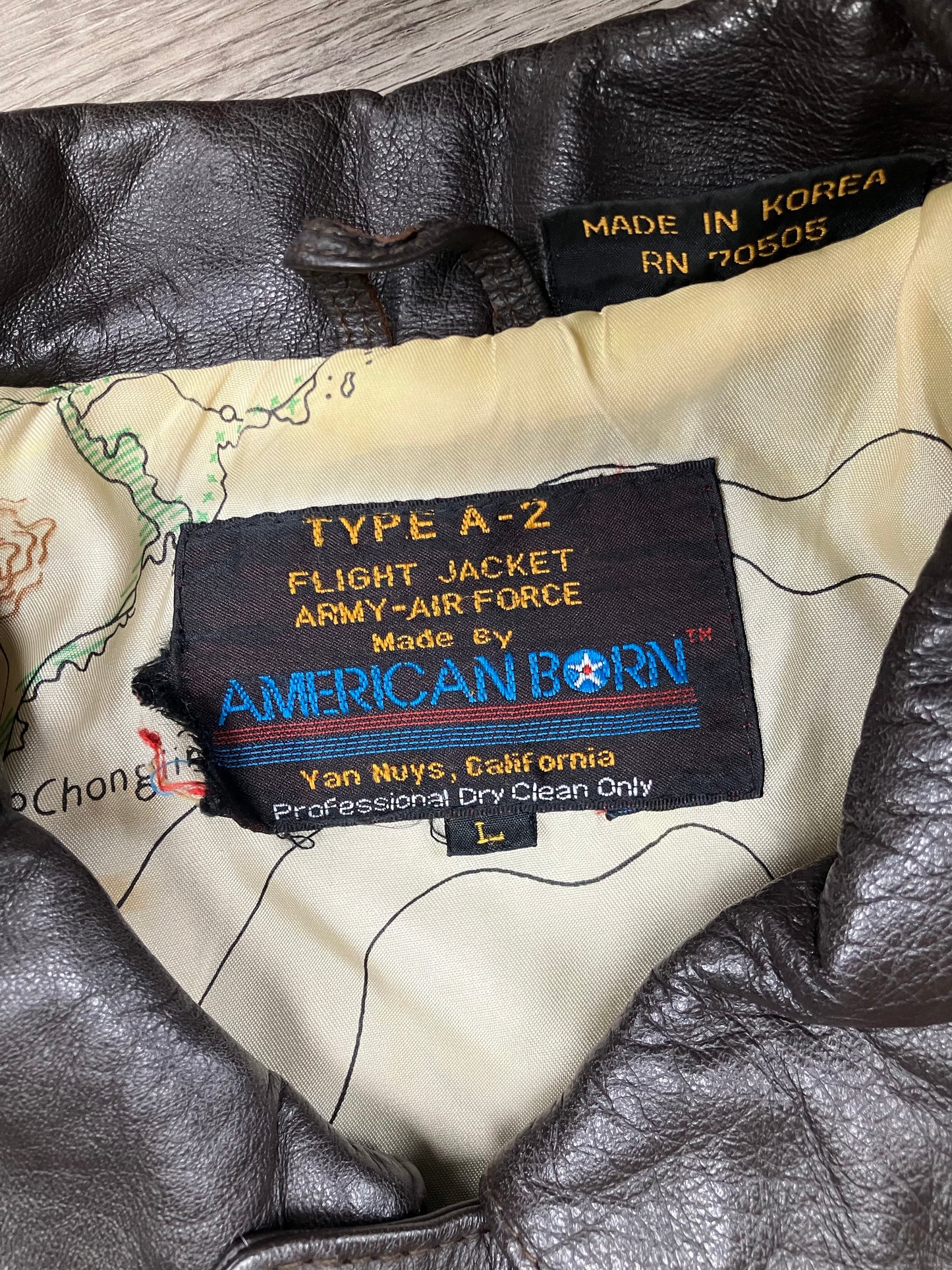 L-Leather Type A-2 Flight Jacket