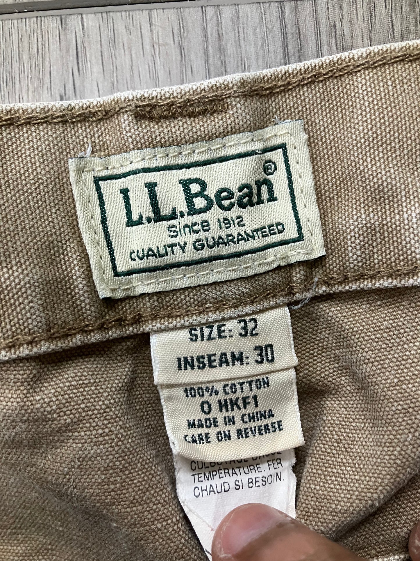 L.L. Bean Beige Pants Size 32x30