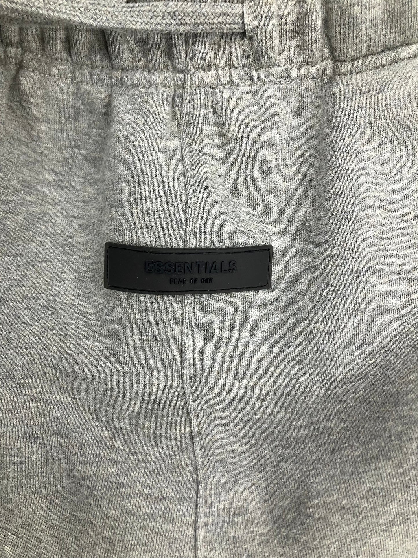 XL-Fear Of God Essentials Cotton Shorts Grey
