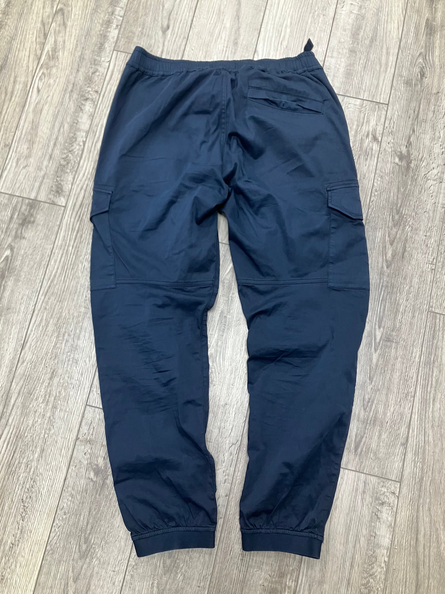 34-Stone Island Compass-Patch Cargo Pants