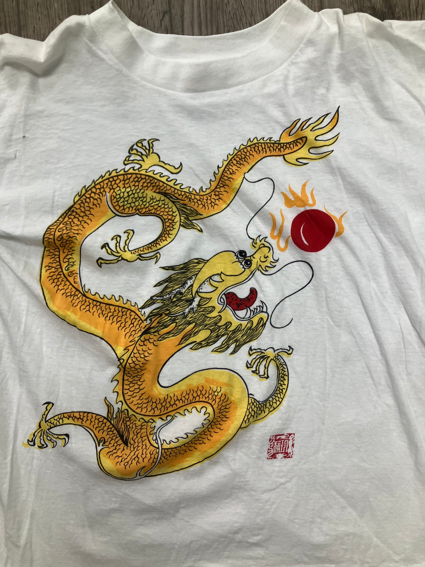 Vintage Dragon Tee Size S