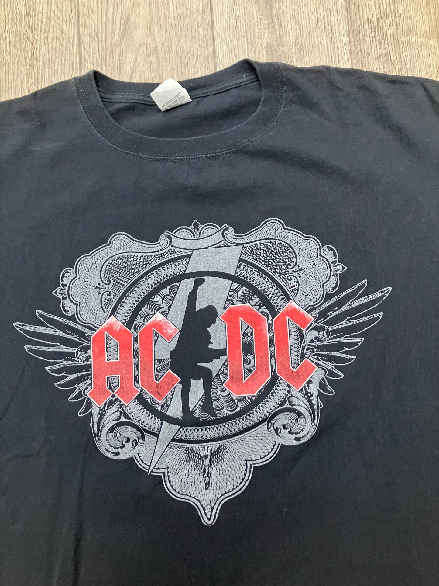 AC/DC Black Ice Tour Tee Size XXL