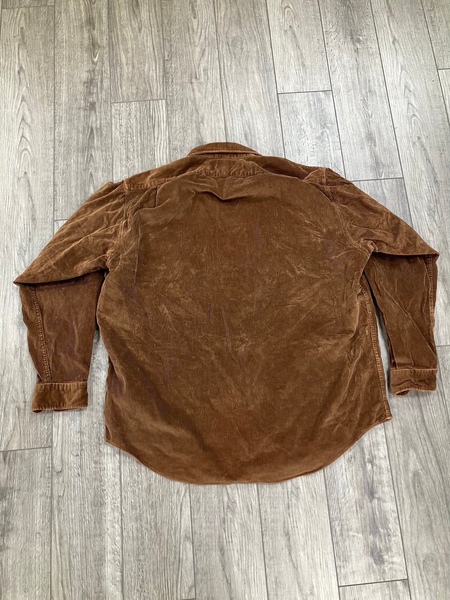 XL-Polo Ralph Lauren Brown Corduroy Button Up