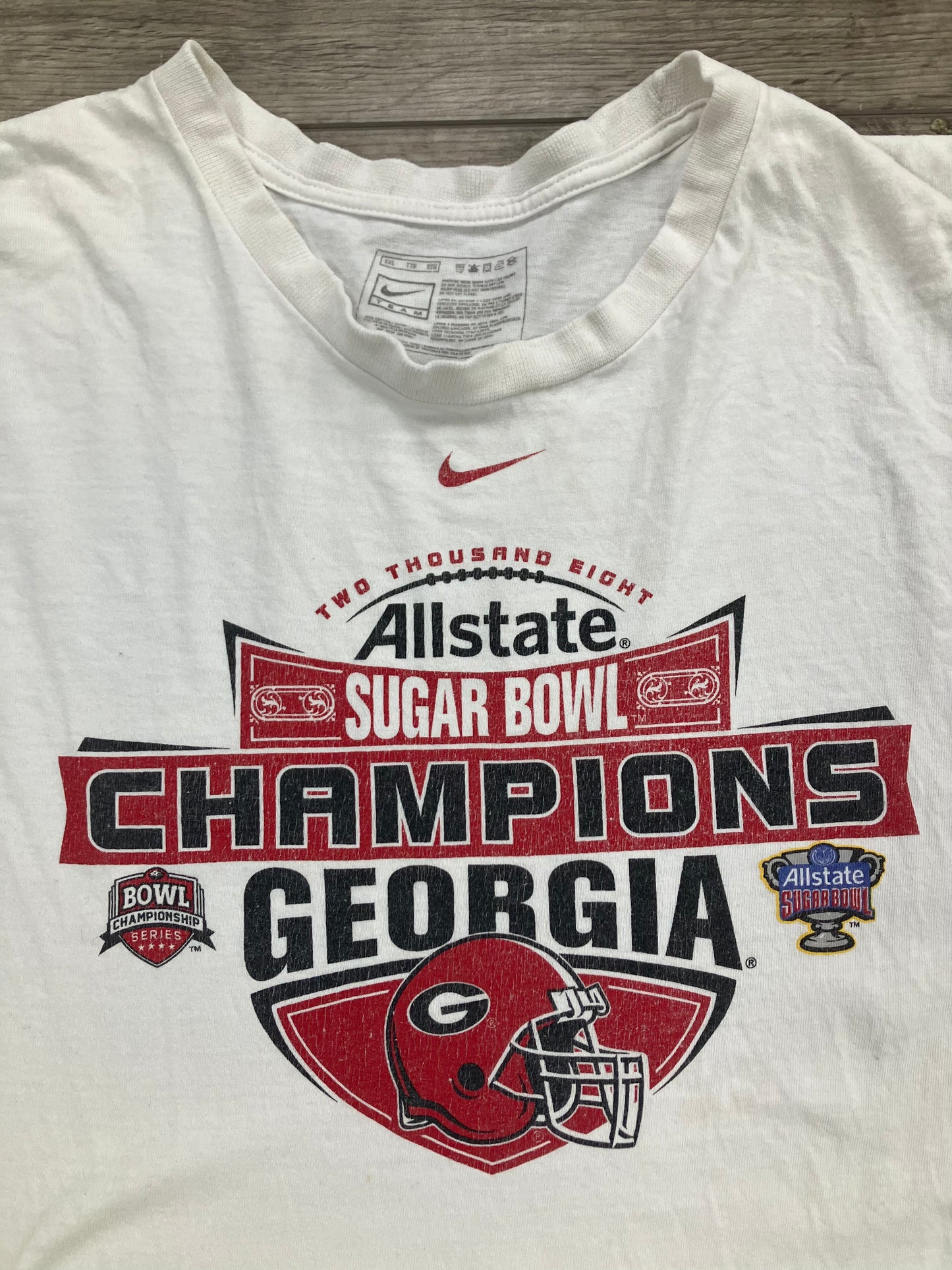 2008 Nike All State Champs UGA Tee Size XXL