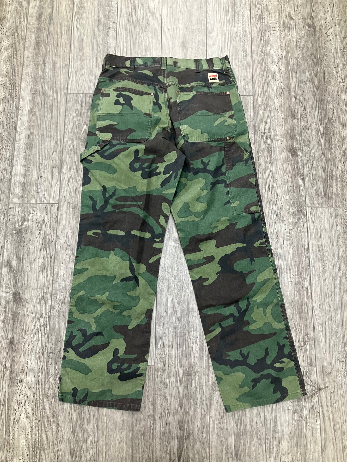 Work King Camo Carpenter Pants 34x32