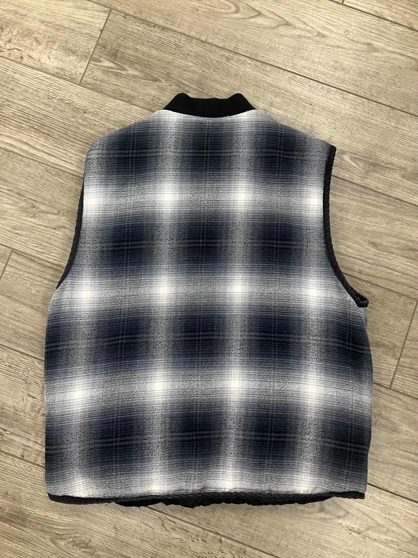M-Supreme Reversible Plaid Vest