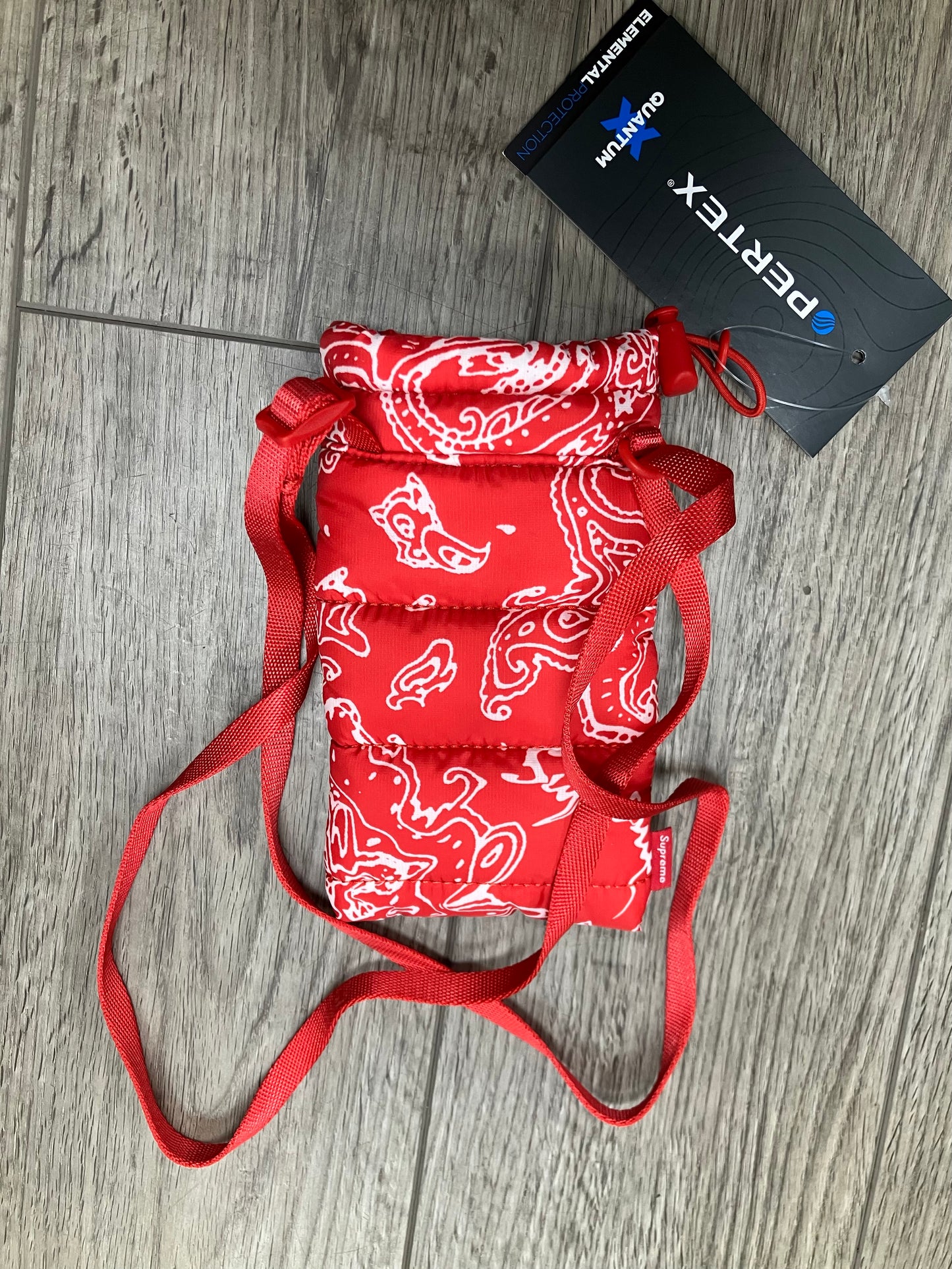 Supreme Puffer Neck Pouch Paisley