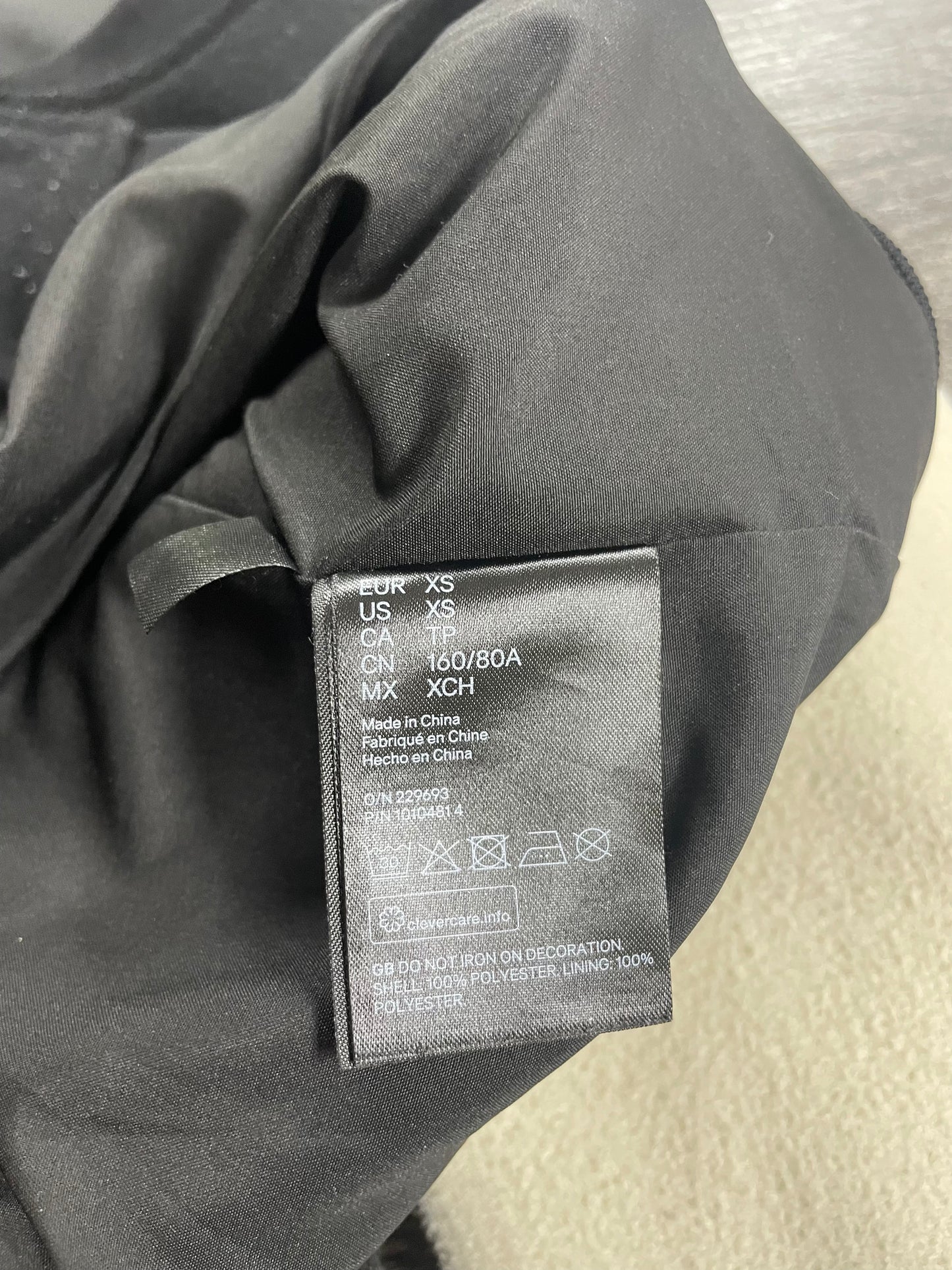 XS-No Fear x H&M Varsity jacket