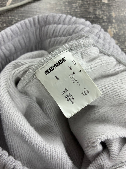 M - ReadyMade Grey Smile Flared Sweatpants