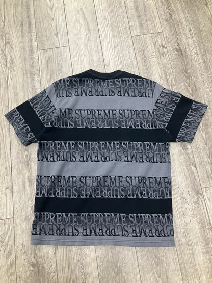 L-Supreme Text Jacquard Top