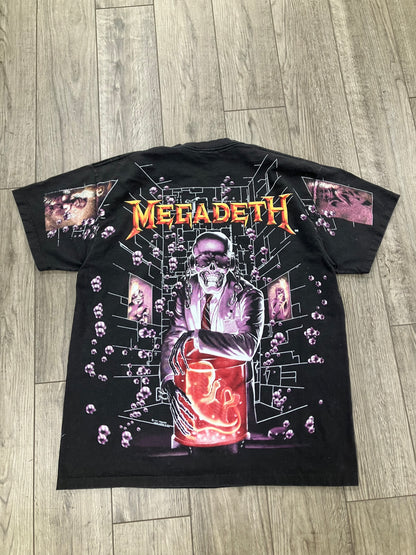 XL-1991 Megadeath Rust in Peace Hangar 18 Tee