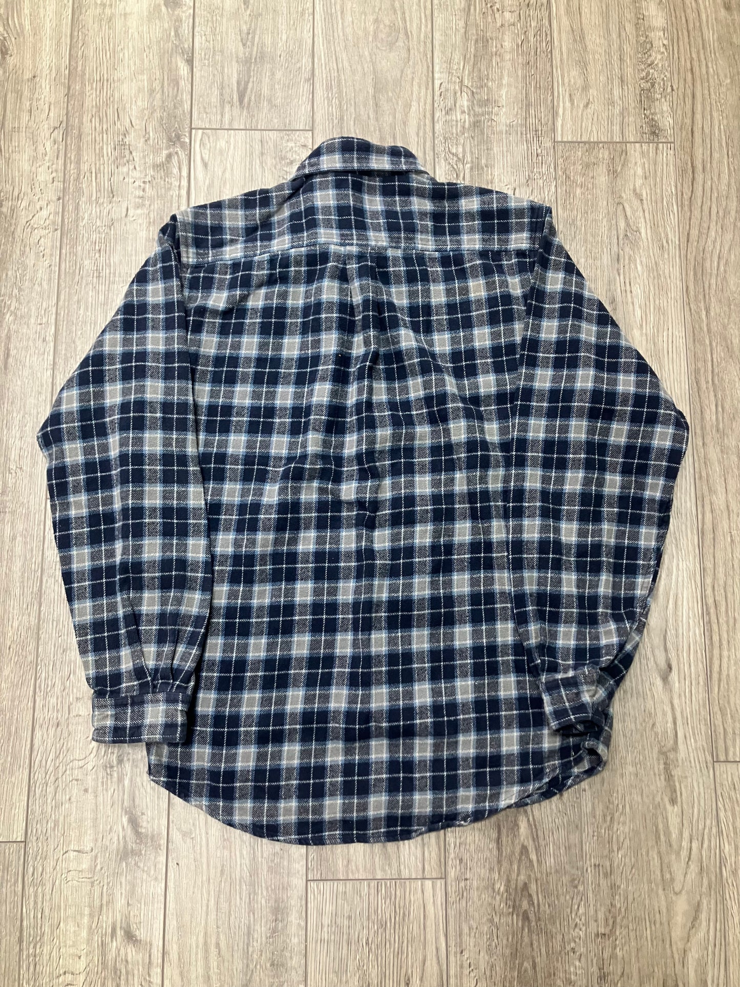 Carhartt Blue Flannel Shirt Size M