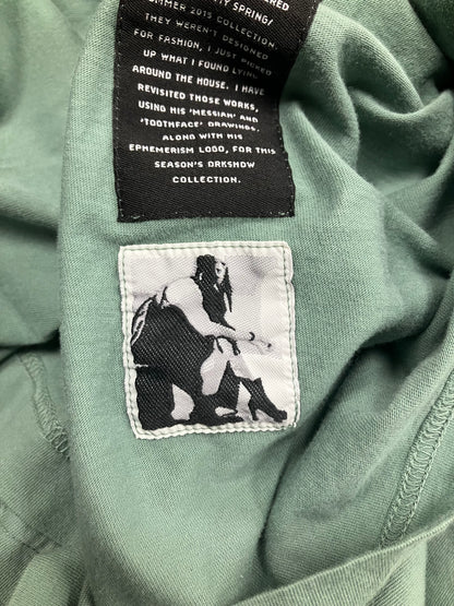 L-Rick Owens DRKSHDW Hustler aqua Hoodie
