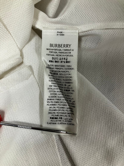 S-Burberry Collar Logo Polo Shirt