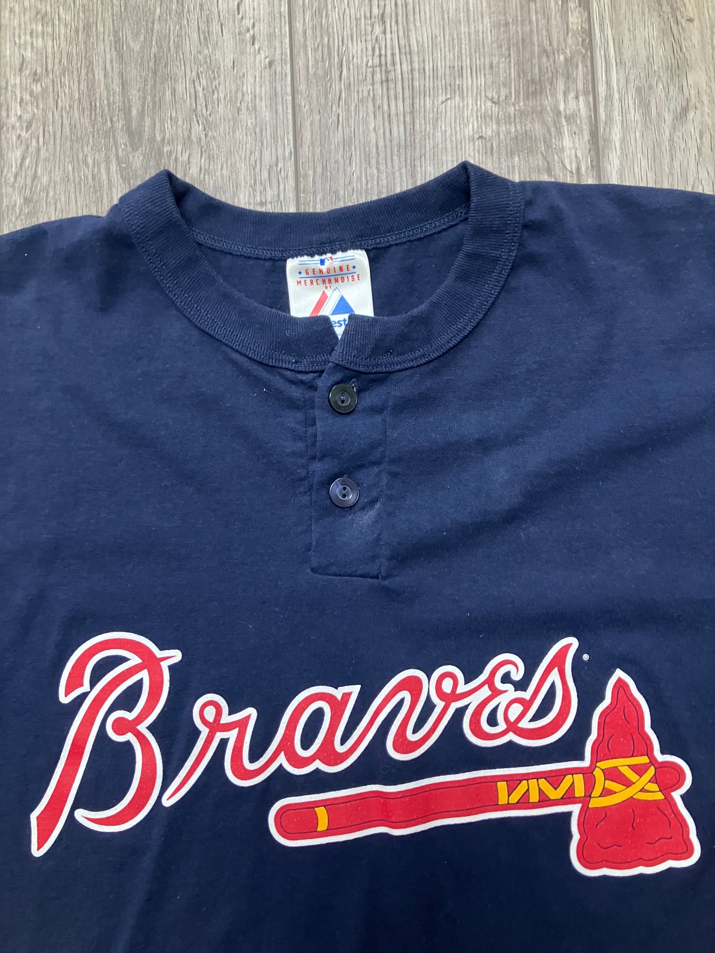 Vintage Braves Majestic Tee Size L