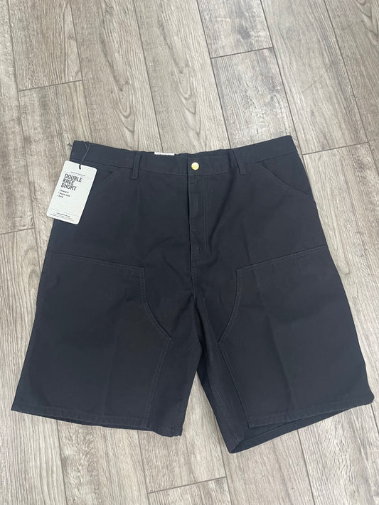 38-Carhartt WIP Black Double Knee Shorts