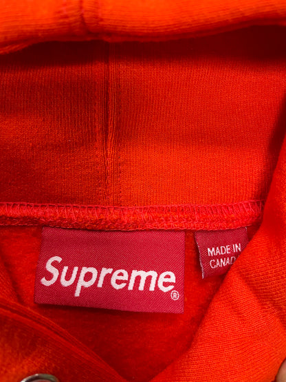 M-Supreme Underline Bright Orange Hoodie