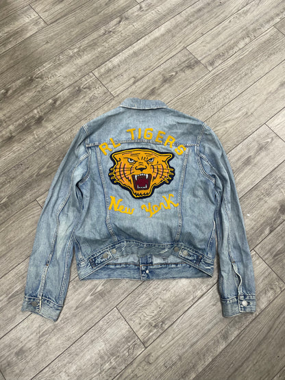 M - Polo Ralph Lauren "RL Tigers" State Champs denim jacket