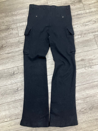 52-Rick Owens Gethsemane Wool Blend Cargo Pants