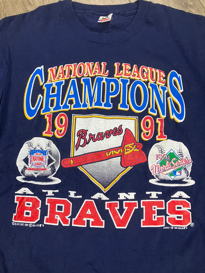 XL-Braves 1991 champions tee