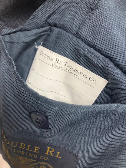 38R/M-Polo RRL Wool Pin Stripe Jacket