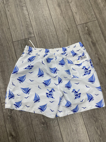 M-Polo Ralph Lauren Sailboat Print Swim Shorts