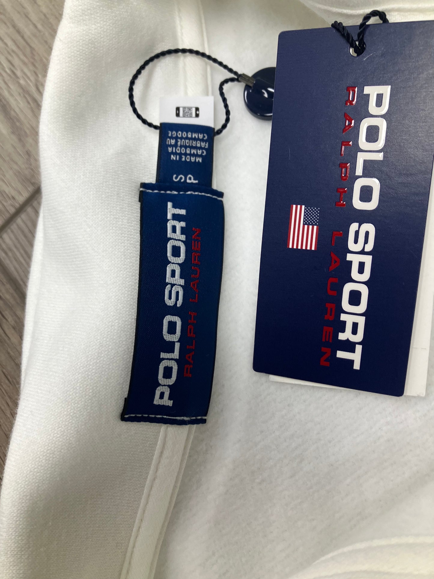 S-Ralph Lauren Polo Sport White Quarter Zip