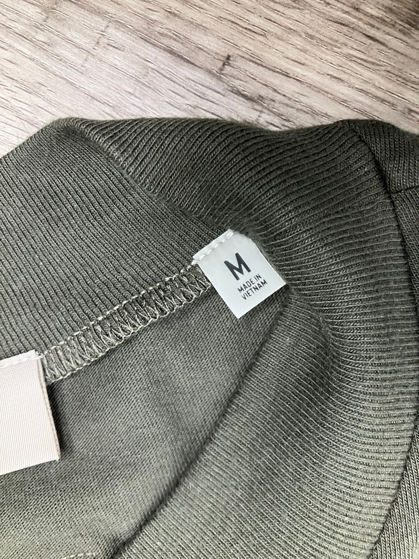 M-Fear Of God Essentials Green Moss tee
