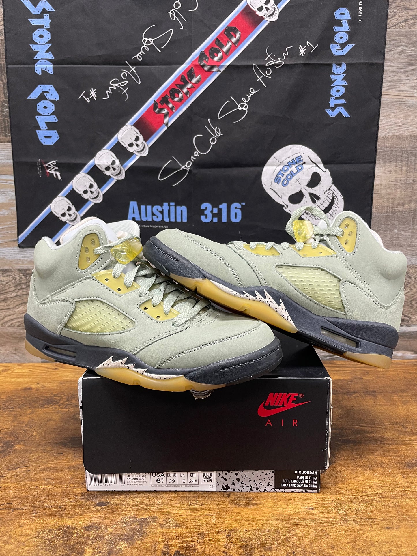6.5Y-Air Jordan 5 Jade Horizon