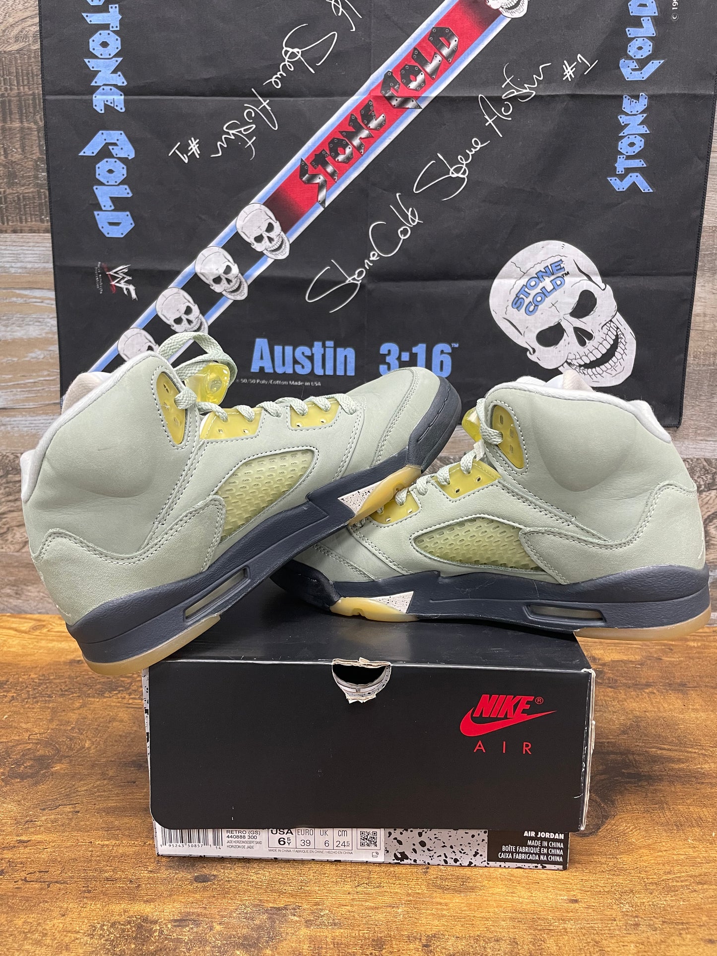 6.5Y-Air Jordan 5 Jade Horizon