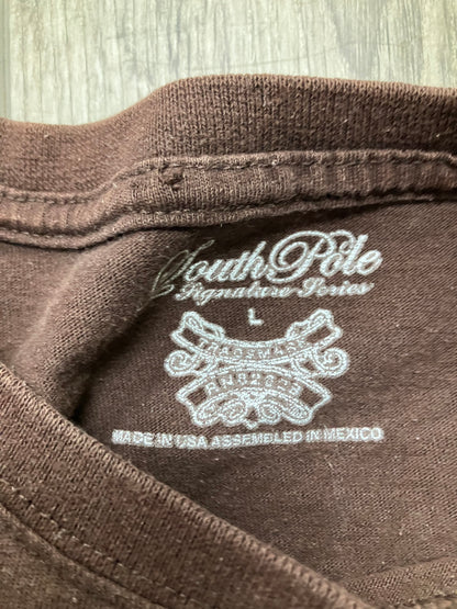 SouthPole Brown Tee Size L