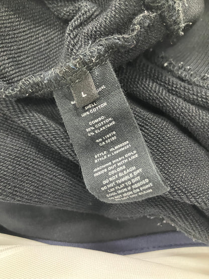 L-Helmut Lang Stencil Logo Hoodie