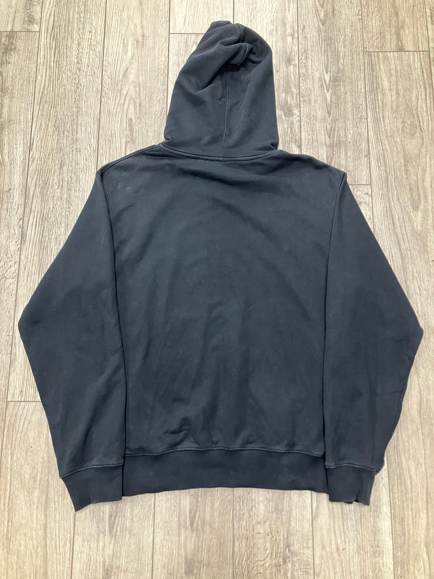 L-Helmut Lang Stencil Logo Hoodie