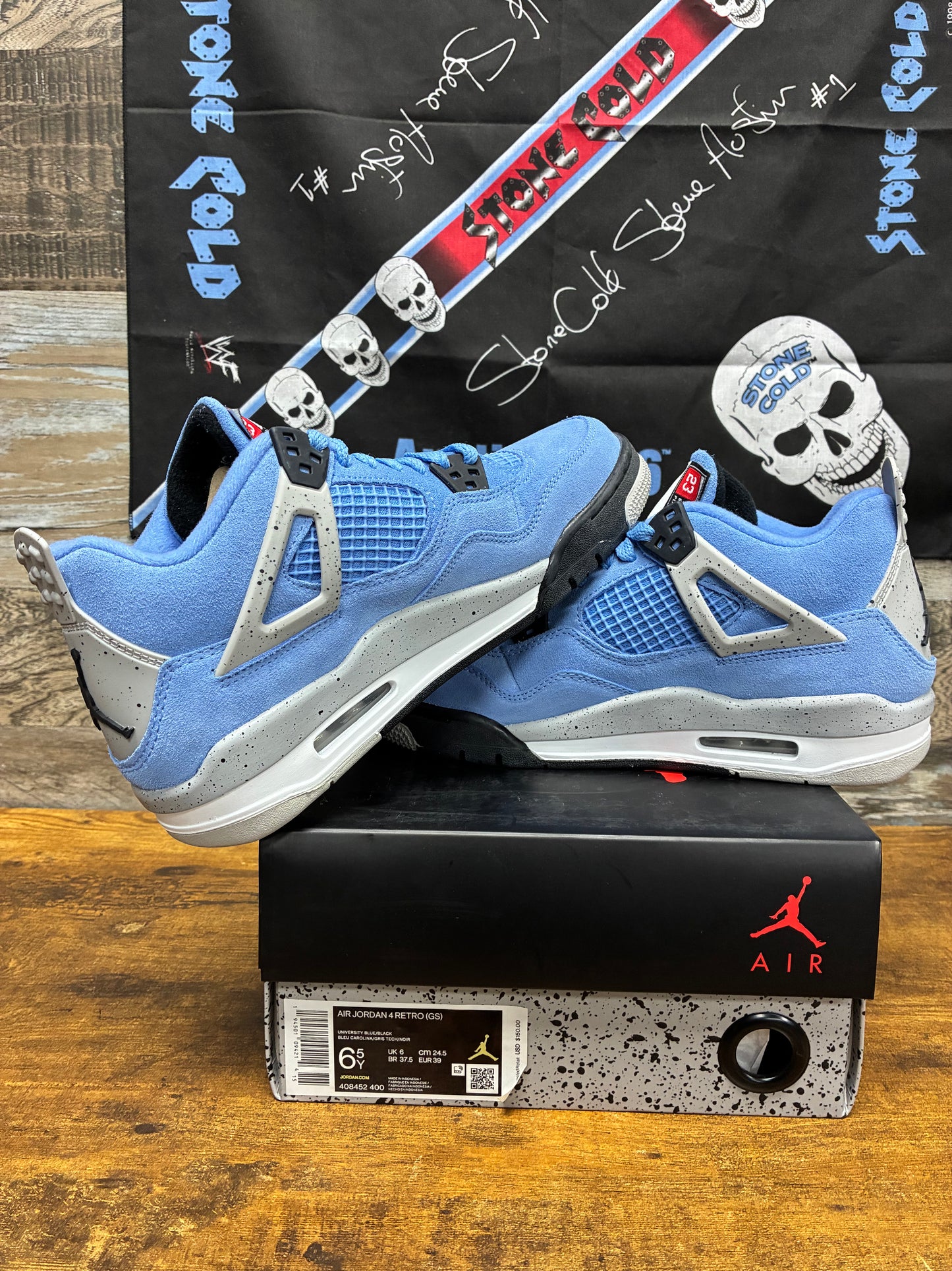 6.5Y - Air Jordan 4 University Blue