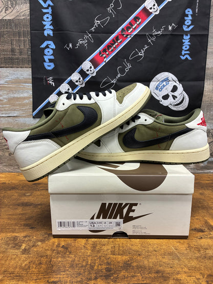 13 - Air Jordan 1 Low Travis Scott Medium Olive